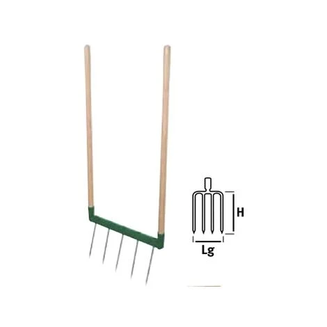 Manico In Legno Assemblato Biogrif Grelinette 5 Denti Leborgne 1 Manico In Legno Assemblato Biogrif Grelinette 5 Denti Leborgne