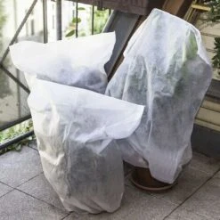 Cappuccio 4 Pezzi Protezione Pianta TNT 100X80 Sacchi Antigelo Telo Copri Piante -Negozio al dettaglio Piante Casa 61226146 4