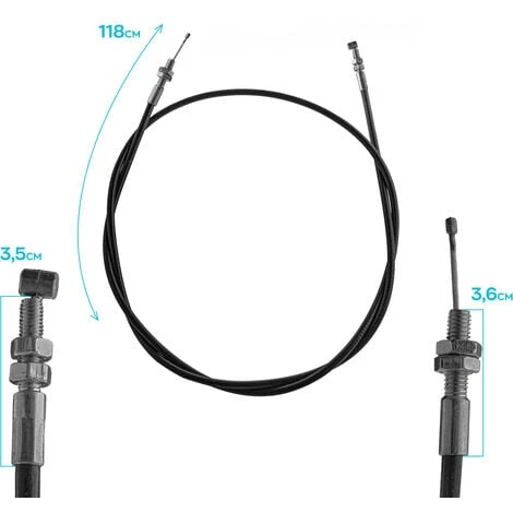 Cavo Acceleratore Universale Filo Del Gas Da 118cm Compatibile Con Motozappe Tosaerba Scooter E Quad 4 Cavo Acceleratore Universale Filo Del Gas Da 118cm Compatibile Con Motozappe Tosaerba Scooter E Quad - immagine 4