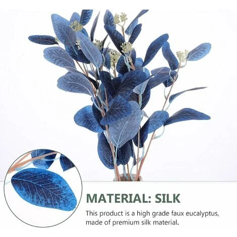3 Pezzi Foglie Di Eucalipto Steli Sfusi Steli Verdi Artificiali Rami Di Piante Di Eucalipto Finti Per La Disposizione Dei Fiori Centrotavola Vaso Bouquet Da Sposa (rosso) 2 3 Pezzi Foglie Di Eucalipto Steli Sfusi Steli Verdi Artificiali Rami Di Piante Di Eucalipto Finti Per La Disposizione Dei Fiori Centrotavola Vaso Bouquet Da Sposa (rosso) - immagine 2