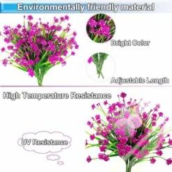 8 Pezzi Piante Da Fiori Artificiali Resistenti Ai Raggi UV All'aperto, 8 Rami Finti Plastica Fiordaliso Verde Arbusti Piante Fioriera Da Appendere All'aperto Per Interni Cucina Casa Matrimonio Ufficio 8 8 Pezzi Piante Da Fiori Artificiali Resistenti Ai Raggi UV All'aperto, 8 Rami Finti Plastica Fiordaliso Verde Arbusti Piante Fioriera Da Appendere All'aperto Per Interni Cucina Casa Matrimonio Ufficio -Negozio al dettaglio Piante Casa 63853450 4