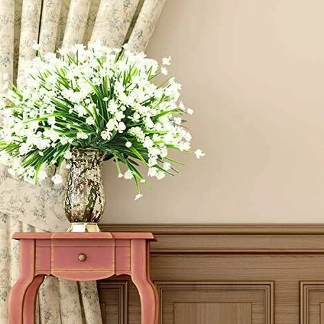 8 Pezzi Piante Da Fiori Artificiali Resistenti Ai Raggi UV All'aperto, 8 Rami Finti Plastica Fiordaliso Verde Arbusti Piante Fioriera Da Appendere All'aperto Per Interni Cucina Casa Matrimonio Ufficio 4 8 Pezzi Piante Da Fiori Artificiali Resistenti Ai Raggi UV All'aperto, 8 Rami Finti Plastica Fiordaliso Verde Arbusti Piante Fioriera Da Appendere All'aperto Per Interni Cucina Casa Matrimonio Ufficio - immagine 4