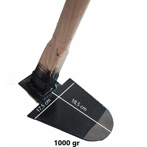 Zappa Da Giardino Con Manico - Tipo Puglia - Da 1000 Gr 2 Zappa Da Giardino Con Manico - Tipo Puglia - Da 1000 Gr - immagine 2