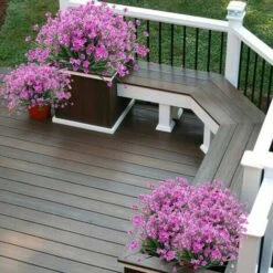 LYCXAMES Piante E Fiori Artificiali Per Esterni Resistenti Ai Raggi UV - Fucsia 8 PZ -Negozio al dettaglio Piante Casa 67908988 3