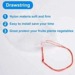 120 Sacchetti Di Protezione Per Frutta Da Giardino - 6x10 In Sacchetti Di Barriera In Nylon Per Frutta, Sacchetti In Rete Di Nylon Con Parte Superiore, Sacchetti A Rete Per Proteggere Frutta, Piante E -Negozio al dettaglio Piante Casa 67912957 4
