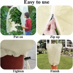 RHAFAYRE Copertura Invernale Per Piante, Copertura Invernale In Tessuto Non Tessuto 80 G/m² Protezione Antigelo Per Piante In Vaso E Rose (240x200 Cm) -Negozio al dettaglio Piante Casa 68009017 5