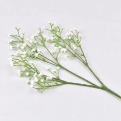 GroupM ITimulazione Stella Fiore Decorativo Mano Con Stella Fiore Simulazione Fiore Bianco 3 Pezzi