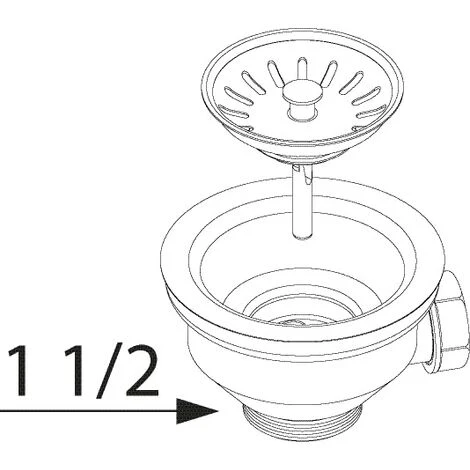 Sanitop-Wingenroth, Filtro A Cestello Con Troppopieno 11/2 Mm, 22341 6 2 Sanitop-Wingenroth, Filtro A Cestello Con Troppopieno 11/2 Mm, 22341 6 - immagine 2