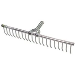 Rastrello Per Fieno E Tappeti Erbosi In Alluminio - 20 Denti