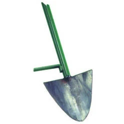 Vanga Forgiata Con Manico Ferro - Sx Cm.24x24/145h. Attacco ø Mm.35