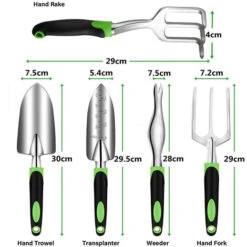 10 Kit Di Attrezzi Da Giardino Professionale Include Pala Rastrello Guanti Annaffiatoio E Borsa Da Giardino -Negozio al dettaglio Piante Casa 77291897 3