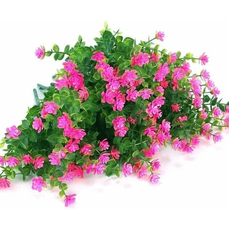 Fiori Artificiali, Resistenti Ai Raggi UV, Piante Di Bosso, Cespugli, 8 Pezzi, Plastica Artificiale, Verde Per Interni E Fuori, Traboccante A Casa, Ufficio, Matrimonio, Fattoria, Decorazione (rosa) 3 Fiori Artificiali, Resistenti Ai Raggi UV, Piante Di Bosso, Cespugli, 8 Pezzi, Plastica Artificiale, Verde Per Interni E Fuori, Traboccante A Casa, Ufficio, Matrimonio, Fattoria, Decorazione (rosa) - immagine 3
