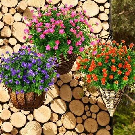 Fiori Artificiali, Resistenti Ai Raggi UV, Piante Di Bosso, Cespugli, 8 Pezzi, Plastica Artificiale, Verde Per Interni E Fuori, Traboccante A Casa, Ufficio, Matrimonio, Fattoria, Decorazione (rosa) 5 Fiori Artificiali, Resistenti Ai Raggi UV, Piante Di Bosso, Cespugli, 8 Pezzi, Plastica Artificiale, Verde Per Interni E Fuori, Traboccante A Casa, Ufficio, Matrimonio, Fattoria, Decorazione (rosa) - immagine 5