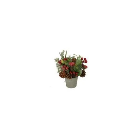 Pianta Artificiale Plastica Rosso Cm18x18h28 1 Pianta Artificiale Plastica Rosso Cm18x18h28