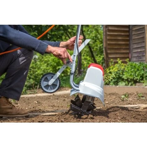 IKRA Motozappa Motocoltivatore Elettrica IEM-800-S, Larghezza Di Lavoro 30cm, Profondità Di Lavoro 20cm, 800 W 4 IKRA Motozappa Motocoltivatore Elettrica IEM-800-S, Larghezza Di Lavoro 30cm, Profondità Di Lavoro 20cm, 800 W - immagine 4