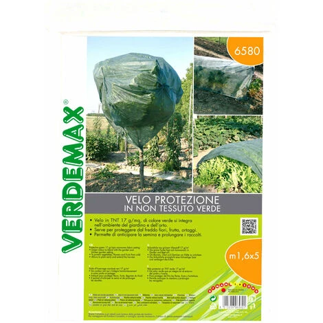 Velo Protezione In TNT 17 Gr/mq Verde M 1,6x5 1 Velo Protezione In TNT 17 Gr/mq Verde M 1,6x5