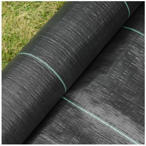 RETE PACCIAMATURA NERA 105 Gr/m² ROTOLO DA 20 METRI PER ORTO E GIARDINO ANTIERBACCE 2 RETE PACCIAMATURA NERA 105 Gr/m² ROTOLO DA 20 METRI PER ORTO E GIARDINO ANTIERBACCE - immagine 2
