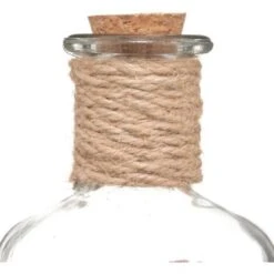 Bottiglia Di Vetro Blu Fiore Secco D9xh28cm - Atmosphera Créateur D'intérieur -Negozio al dettaglio Piante Casa 83778684 3