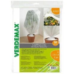 VERDEMAX Cappuccio In Tnt 30 Gr/mq, 1x1,6 Mt, Colore Bianco