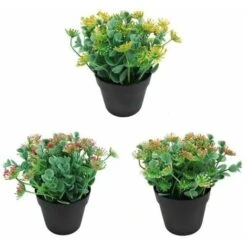 Simulazione Di Piante Acquatiche In Vaso Di Eucalipto Foglie Di Eucalipto Dipinte In Vaso E Piante Verdi (rosa Rossa) -Negozio al dettaglio Piante Casa 85901047 5