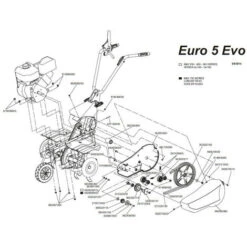 Eurosystems RICAMBIO CUSCINETTO 6201-2RS Per Motozappa Euro 5 Evo