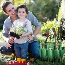 Kit Da Giardinaggio, Borsa Da Giardino Grande (grigio + Multicolore) -Negozio al dettaglio Piante Casa 86524542 5