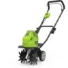 Greenworks G40TL - Motocoltivatore A Batteria, Motozappa Con Fresa A Denti Anteriore, Larghezza Di Lavoro 25cm, Profondità Di Azione 13cm, SENZA Batteria 40V E Caricabatterie, Garanzia 3 Anni