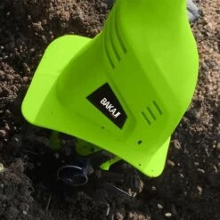 BAKAJI Motozappa Per Orto Elettrozappa Batteria Litio 20V 2000 MAh Zappatrice Zappa A Motore Elettrica 2 Lame Da 15cm Larghezza Lavoro 10cm Velocità 250RPM Manico Ergonomico Coltivazione Giardino -Negozio al dettaglio Piante Casa 89655494 5