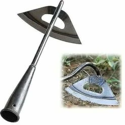 Zappa Da Giardino - Zappa Cava Per Diserbo In Acciaio Pieno Temprato Con Manico Lungo