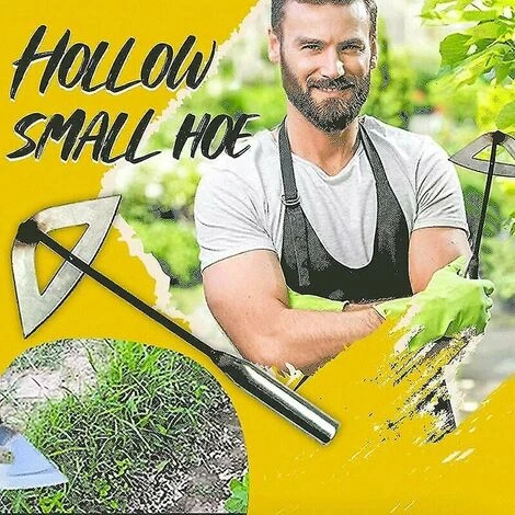 Zappa Da Giardino - Zappa Cava Per Diserbo In Acciaio Pieno Temprato Con Manico Lungo 2 Zappa Da Giardino - Zappa Cava Per Diserbo In Acciaio Pieno Temprato Con Manico Lungo - immagine 2