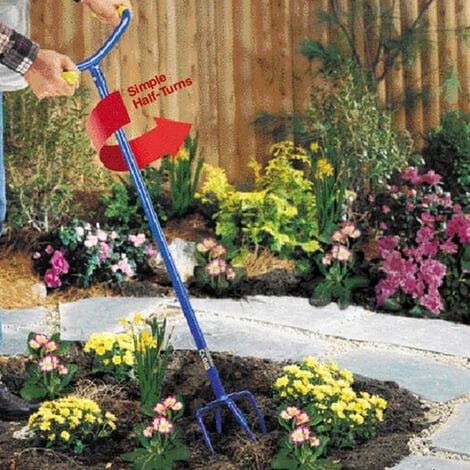 Artiglio Da Giardino Acciaio A 6 Denti Manico Ergonomico Giardinaggio Fai Da Te 2 Artiglio Da Giardino Acciaio A 6 Denti Manico Ergonomico Giardinaggio Fai Da Te - immagine 2
