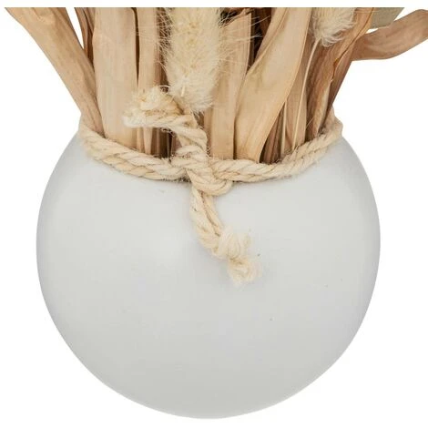 Composizione Di Fiori Secchi Seav, Ceramica, H25 Cm - Atmosphera Créateur D'intérieur 3 Composizione Di Fiori Secchi Seav, Ceramica, H25 Cm - Atmosphera Créateur D'intérieur - immagine 3