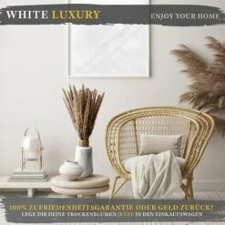 BIANCO DI LUSSO - Erba Di Pampa Piccola Come Fiori Secchi UN Colpo D'occhio - Erba Di Pampa Secca Eterna Per La Decorazione Di Fiori Secchi - Decorazione Di Erba Di Pampa E Fiori Secchi - Vaso Per Bou -Negozio al dettaglio Piante Casa 91195714 4