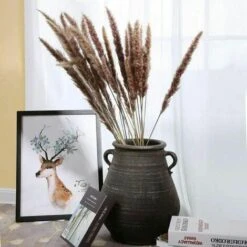 30pcs Erba Di Pampas 60cm Fiori Di Pampas Naturali Bouquet Di Fiori Secchi Per Vasi Decorazioni Bohémien Camera Da Letto Casa Soggiorno Centrotavola Per Foto Di Nozze -Negozio al dettaglio Piante Casa 91210134 5
