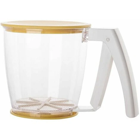 Setaccio Meccanico Setaccio Per Farina Setaccio In AcciaioSetacci A Maglia Fine Per Utensili Da CucinaSetaccio Delle Dimensioni Di Una Farina Con Una Manofarina SetacciataGiallo Farina, 16 X 11,5 X 11 1 Setaccio Meccanico Setaccio Per Farina Setaccio In AcciaioSetacci A Maglia Fine Per Utensili Da CucinaSetaccio Delle Dimensioni Di Una Farina Con Una Manofarina SetacciataGiallo Farina, 16 X 11,5 X 11