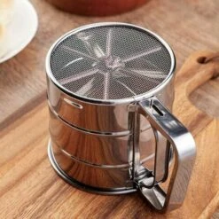 SetaccioFarina Inox, Setaccio Farina - Setaccio Cacao Zucchero A Velo, SetaccioFarina A Una Mano, Per Spolverare E Spolverare Fine, Per 250 Grammi Di Farina/zucchero A Velo - A Squame -Negozio al dettaglio Piante Casa 92035620 3