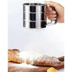 SetaccioFarina Inox, Setaccio Farina - Setaccio Cacao Zucchero A Velo, SetaccioFarina A Una Mano, Per Spolverare E Spolverare Fine, Per 250 Grammi Di Farina/zucchero A Velo - A Squame -Negozio al dettaglio Piante Casa 92035620 4