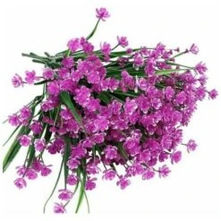 8 Fasci Di Fiori Finti Artificiali All'aperto Arbusti Piante Resistenti Ai Raggi UV Piante Di Plastica Piante Da Appendere All'aperto Per Interni Giardino Portico Fioriera Maria's House -Negozio al dettaglio Piante Casa 92048448 3