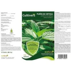 CULTIVERS Estratto D'Ortica, 1 L. Azione Insetticida, Fungicida, Acaricida. Corregge La Clorosi Ferrosa. Sostanza Di Base Naturale Per Il Controllo Dei Parassiti E Dei Funghi. Potenza Di Inversione -Negozio al dettaglio Piante Casa 93581751 3