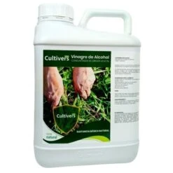 CULTIVERS Aceto Alcolico 5 L. Erbicida Naturale Al 100%. Elimina Le Erbacce. Detergente Per Sistemi Di Irrigazione.