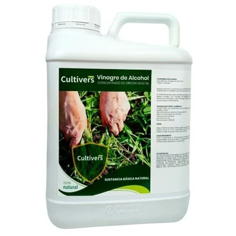 CULTIVERS Aceto Alcolico 5 L. Erbicida Naturale Al 100%. Elimina Le Erbacce. Detergente Per Sistemi Di Irrigazione. 1 CULTIVERS Aceto Alcolico 5 L. Erbicida Naturale Al 100%. Elimina Le Erbacce. Detergente Per Sistemi Di Irrigazione.