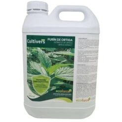 CULTIVERS Estratto D'Ortica Biologico, 5 L. Azione Insetticida, Fungicida, Acaricida. Corregge La Clorosi Ferrosa. Sostanza Di Base Naturale Per Il Controllo Dei Parassiti E Dei Funghi. Potenza Di Inv