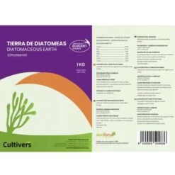 CULTIVERS Terra Diatomacea Micronizzata 5 Kg 100% Naturale Ed Ecologica, Non Calcinata Ad Alta Purezza -Negozio al dettaglio Piante Casa 93581932 4