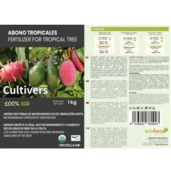 CULTIVERS Fertilizzante Organico Da 5 Kg Per Piante E Alberi Tropicali Per Avocado, Mango, Litchi, Pitahaya, Papaia E Guava. 100% Naturale -Negozio al dettaglio Piante Casa 93581944 5