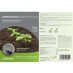 CULTIVERS Rock Farine (polvere Di Basalto) 20 Kg. Fertilizzante Ecologico A Base Di Silicio Che Fornisce Microelementi Per Tutti I Tipi Di Piante 8 CULTIVERS Rock Farine (polvere Di Basalto) 20 Kg. Fertilizzante Ecologico A Base Di Silicio Che Fornisce Microelementi Per Tutti I Tipi Di Piante -Negozio al dettaglio Piante Casa 93582169 4