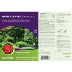 CULTIVERS Farina Ossea 5 Kg. Fertilizzante Organico Per Piante. Fornisce Fosforo E Calcio Alle Colture. Il Fertilizzante Naturale Al 100% Migliora La Qualità, La Consistenza E La Durata Dei Frutti Dop -Negozio al dettaglio Piante Casa 93582170 5