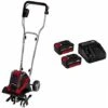 Einhell 3431200 Zappatrice A Batteria Ge-CR 30 Li-Solo, Rosso + 2X 3,0 Ah Power X-Change Starter Kit