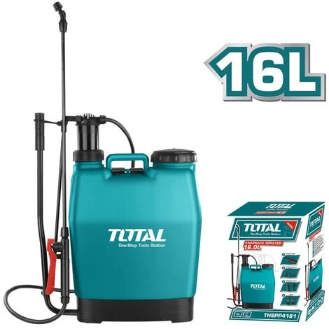 POMPA A SPALLA IRRORATRICE 16Lt MANUALE NEBULIZZATORE SPRUZZINO TOTAL 1 POMPA A SPALLA IRRORATRICE 16Lt MANUALE NEBULIZZATORE SPRUZZINO TOTAL