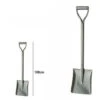 Trade Shop - Badile Vanga Pala Attrezzo Giardino Giardinaggio Campeggio Metallo 100 Cm 63311