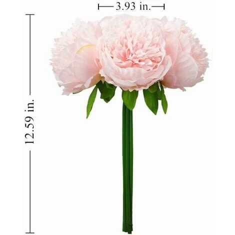 Mazzi Di Fiori Di Peonia Artificiale, 10 Pezzi Di Fiori Finti Di Peonia Di Seta Per Centrotavola Di Decorazioni Per Davanzali Di Hotel, Casa, Ufficio, Matrimoni (rosa Chiaro) 5 Mazzi Di Fiori Di Peonia Artificiale, 10 Pezzi Di Fiori Finti Di Peonia Di Seta Per Centrotavola Di Decorazioni Per Davanzali Di Hotel, Casa, Ufficio, Matrimoni (rosa Chiaro) - immagine 5
